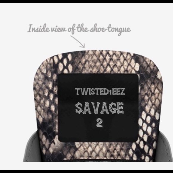 Unisex sneakers python print - Picture 5 of 7